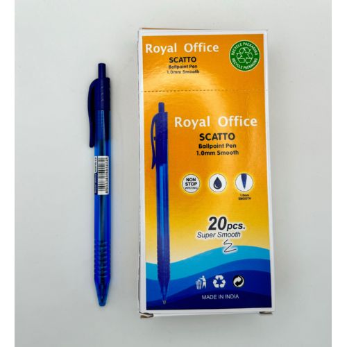 PENNE SF ROYAL OFFICE A SCATTO R20 1,0MM BLU  CF20